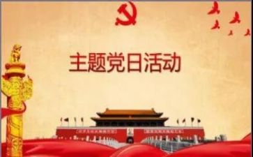 区主题党日活动总结8篇