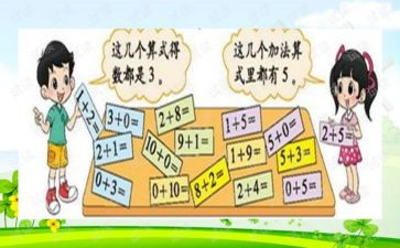 小学一年级数学加与减教案6篇