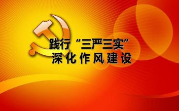三严三实三心得体会8篇