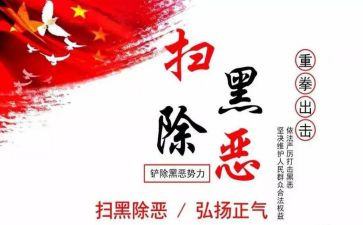 扫黑除恶专项斗争心得体会7篇