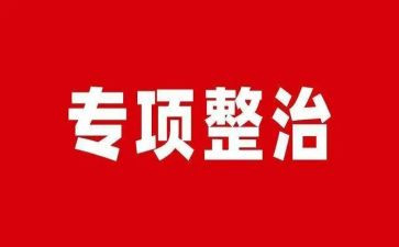 专项整治工作工作总结7篇